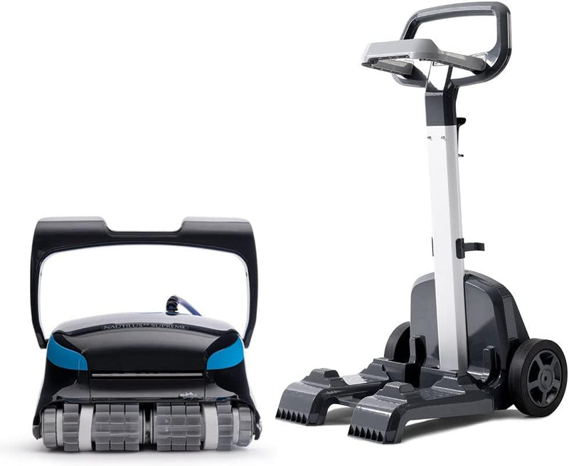 Dolphin (Upgraded 2025) Nautilus Titan Wi-Fi Automatic Robotic Pool Vacuum Cleaner Waterline Scrubbing, Multi-Layer Filtration, Ideal for Inground Pool up to 50 FT in Length