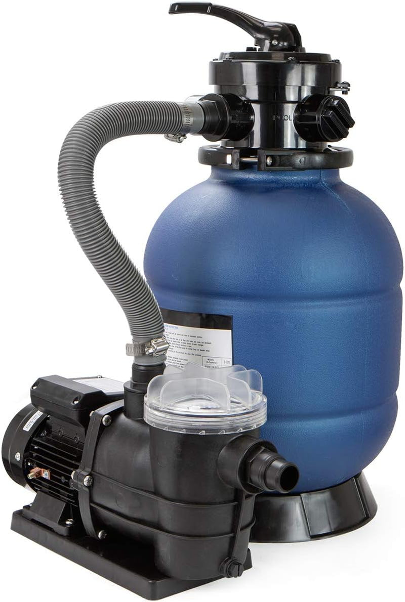 XtremepowerUS 3,100GPH Swimming Pool 16" Sand Filter 3/4 HP Pool Pump w/ Timer 15,000GAL Above Ground Pool Set
