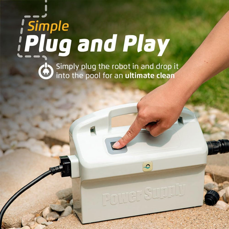 Dolphin Nautilus Pool-Up Robotic Pool Vacuum Cleaner up to 26 FT - Wall Climbing with Scrubber Brush
