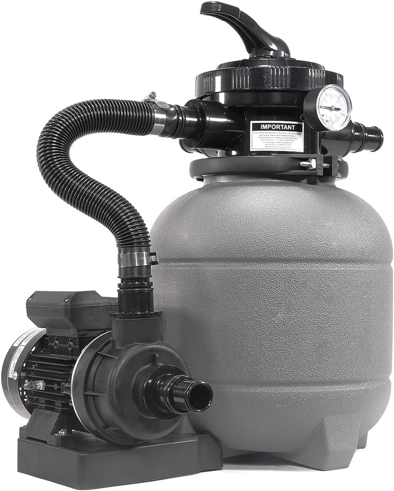 XtremepowerUS 3,100GPH Swimming Pool 16" Sand Filter 3/4 HP Pool Pump w/ Timer 15,000GAL Above Ground Pool Set